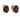A pair of 9ct yellow gold, garnet set stud earrings