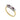 A modern, 18ct yellow gold, ruby & diamond set, five stone ring