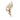 A modern, 9ct yellow gold, pearl set spray brooch