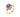 A modern, 18ct yellow gold, pink sapphire & diamond set, circular cluster ring