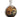 A modern, silver, moss agate set circular pendant.