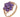 A modern, 9ct yellow gold, amethyst set floral style ring
