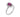 A modern, 18ct white gold, ruby & diamond set cluster ring