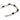 A modern, 9ct yellow gold, Blue John set bracelet