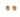 A pair of early 20th century, yellow gold, citrine set, oval stud earrings