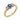 A modern, 18ct yellow & white gold, sapphire & diamond set three stone ring