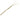 An early 20th century, 9ct yellow gold, retractable swizzle stick