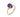 A modern, 9ct yellow gold, amethyst set, single stone ring