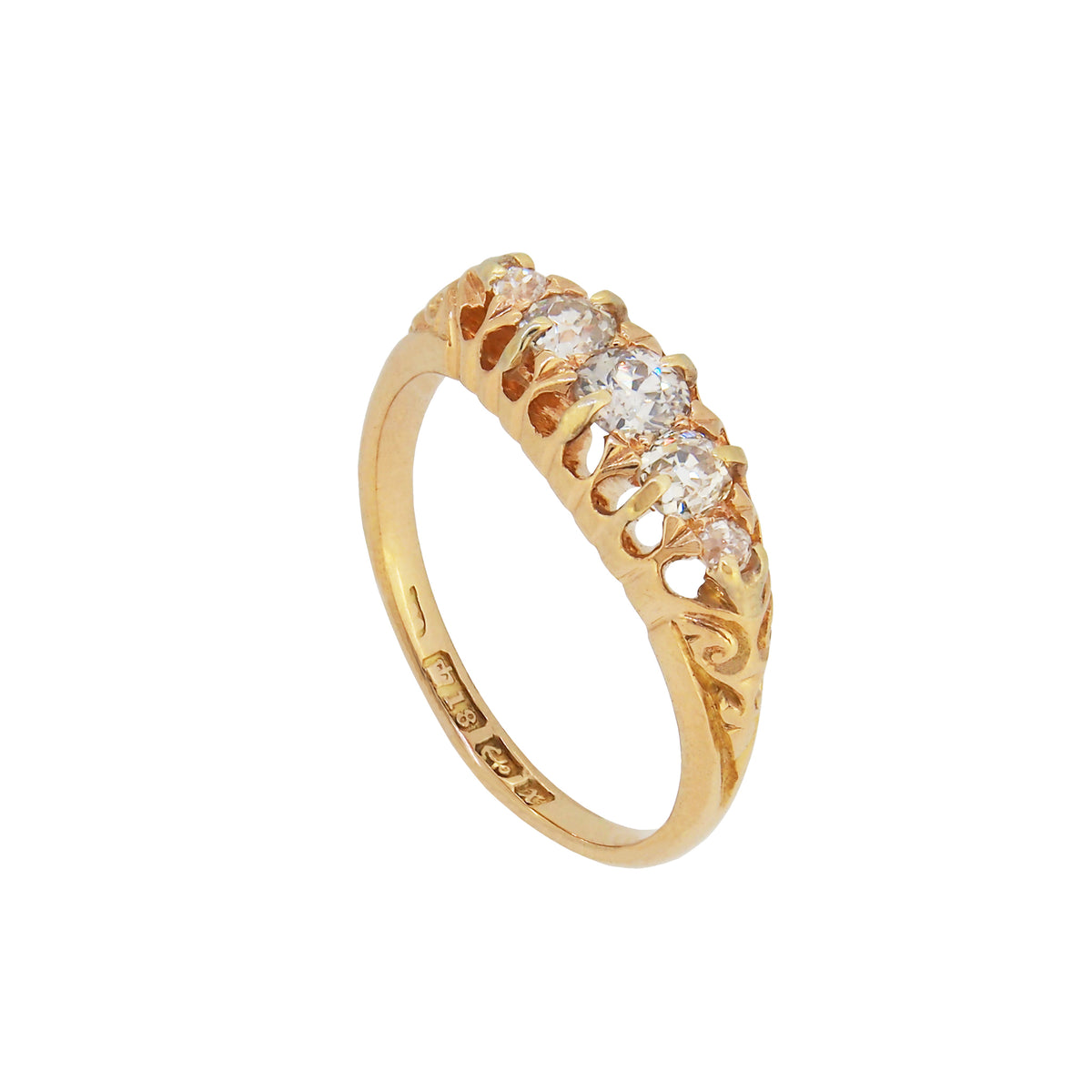 Diamond Set Half Hoop Ring - News - Andrew Lamputt Silversmith & Jeweller
