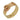 A mid-20th century, 9ct yellow gold, buckle band ring