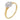 A modern, 18ct yellow & white gold, diamond set cluster ring