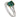 A modern, 18ct white gold, emerald & diamond set, twenty nine stone ring.