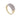 A modern, 9ct yellow gold, diamond set, four row ring