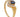 A modern, 18ct yellow gold, pear cut sapphire & diamond set, eight stone, V shaped ring.