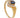 A modern, 18ct yellow gold, pear cut sapphire & diamond set, eight stone, V shaped ring.
