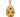 A modern, 9ct yellow gold, sapphire set, four stone, oval locket.