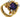 A modern, 18ct yellow gold, amethyst & diamond set four stone abstract ring.