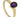 A modern, 18ct yellow gold, amethyst set single stone ring.