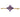 A modern, 9ct yellow gold, amethyst set, nine stone, cluster bar brooch.