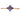 A modern, 9ct yellow gold, amethyst set, nine stone, cluster bar brooch.