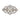 A diamond & pearl set, open work brooch