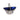 An Edwardian, silver, pierced sweet basket with a blue glass liner