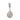 A Dutch, white metal caddy spoon with an image of three figures in the bowl & a windmill at the terminal end