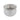 An early 20th century, glass dish with a silver lid