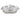 A modern, silver, lace effect bon bon dish.
