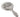 An Edwardian, silver backed, cherub design hand mirror