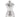 A modern, silver pepper mill