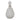 An Edwardian, glass scent bottle with a silver mount & glass stopper