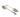 A pair of Victorian, silver berry spoons with worn gilt bowls