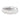 An Edwardian, cut glass, oval trinket box with a silver lid