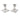 A pair of Edwardian, silver candlesticks with square bases