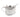 A Victorian, silver mustard pot & spoon