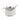 A Victorian, silver mustard pot & spoon