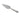 A mid-20th century, silver handled cake slice