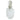 An early 20th Century, cut glass, hexagonal scent bottle with a silver mount & glass stopper