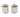 A pair of Victorian, silver fern pots