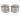 A pair of Edwardian, silver, embossed napkin rings.