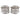 A pair of Edwardian, silver, embossed napkin rings.