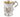 A Victorian, silver tankard with a figure in relief of a person & fruit