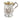 A Victorian, silver tankard with a figure in relief of a person & fruit