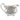 An early 20th century, silver cream jug.