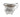 A Victorian, silver, embossed cream jug