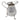 An Edwardian, silver cream jug on three feet.