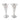 A pair of Edwardian, silver vases.