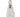 An Edwardian, cut glass scent bottle with a silver mount & faceted glass stopper.
