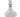 A modern, miniature, cut glass ships decanter with a glass stopper & a silver mount.